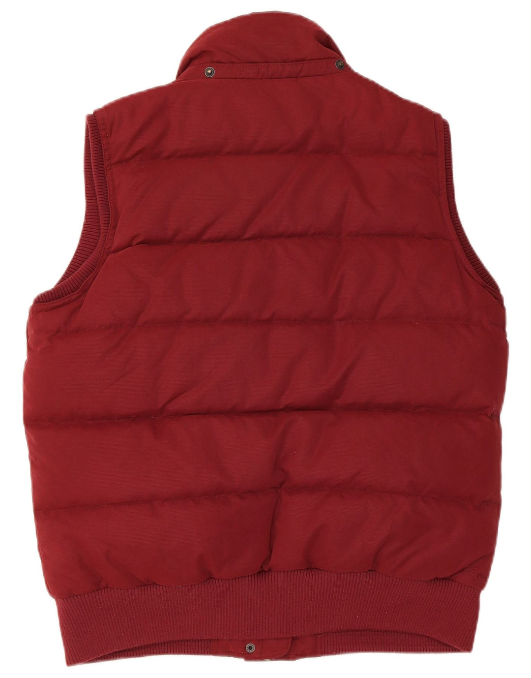 Gilet acolchoado feminino Fat Face UK 14 grande poliéster marrom