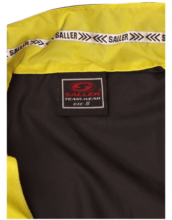 Jaqueta de chuva masculina Saller Graphic UK 36 poliamida colorblock amarelo pequeno