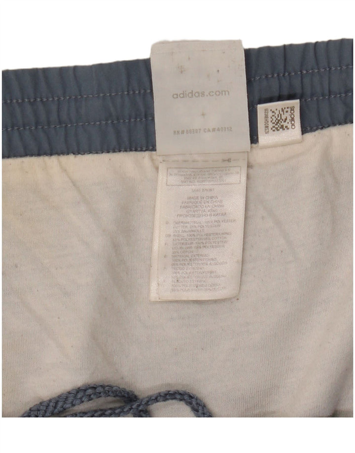 Shorts esportivos masculinos Adidas XL azul poliéster