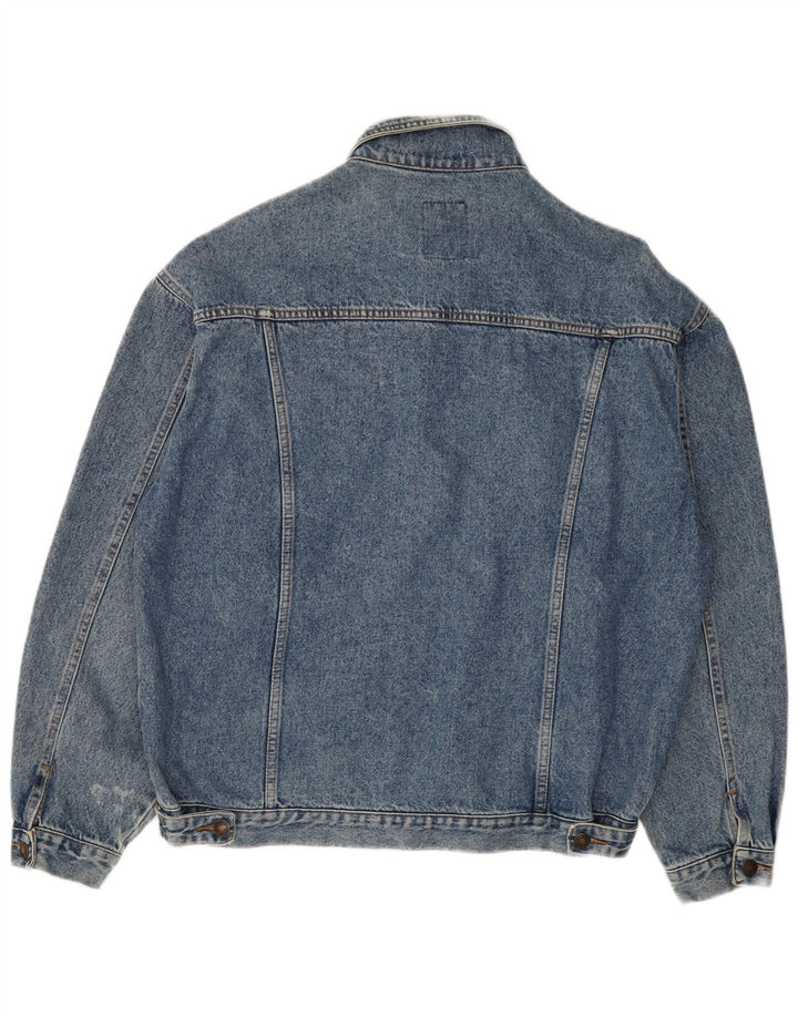 Jaqueta jeans masculina Casucci UK 42 XL azul