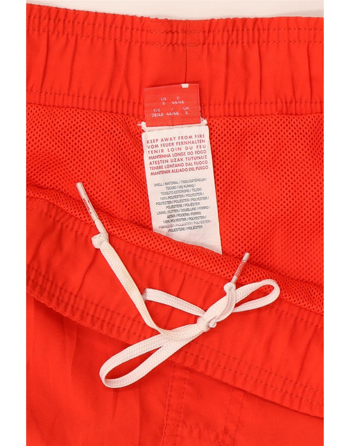 Shorts de natação masculinos Puma pequeno poliéster vermelho