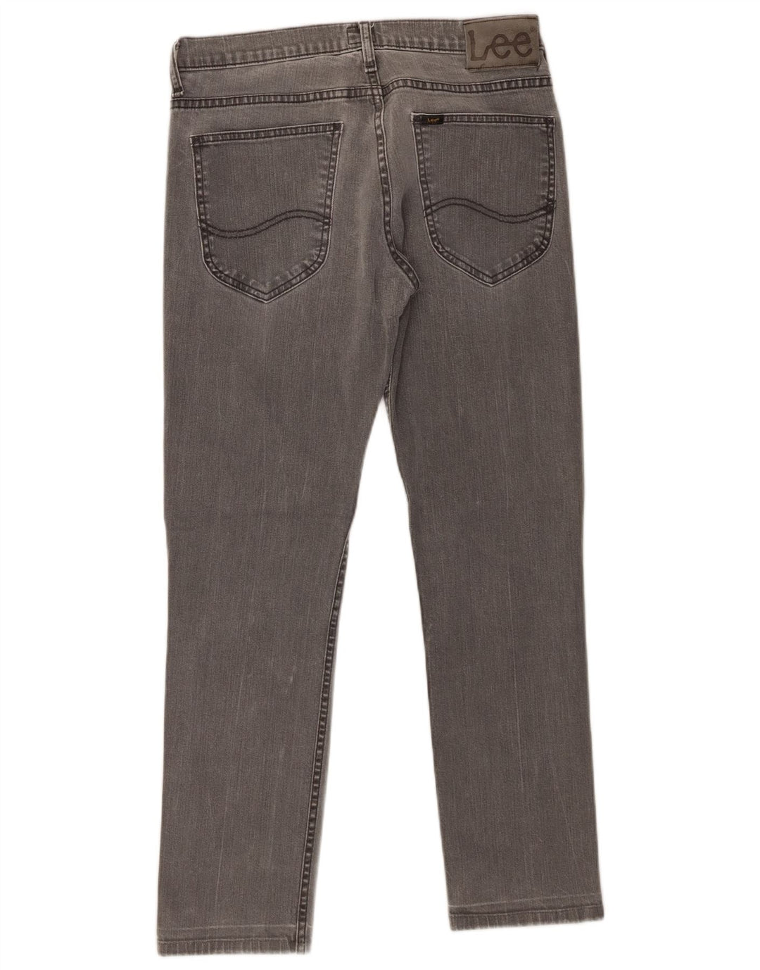 Lee Mens Powell Slim Jeans W31 L28 Algodão Cinza