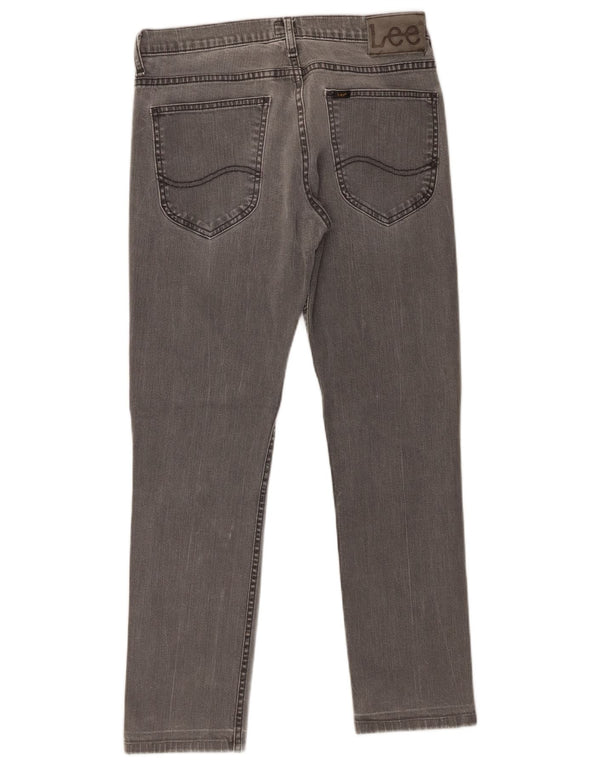 Lee Mens Powell Slim Jeans W31 L28 Algodão Cinza