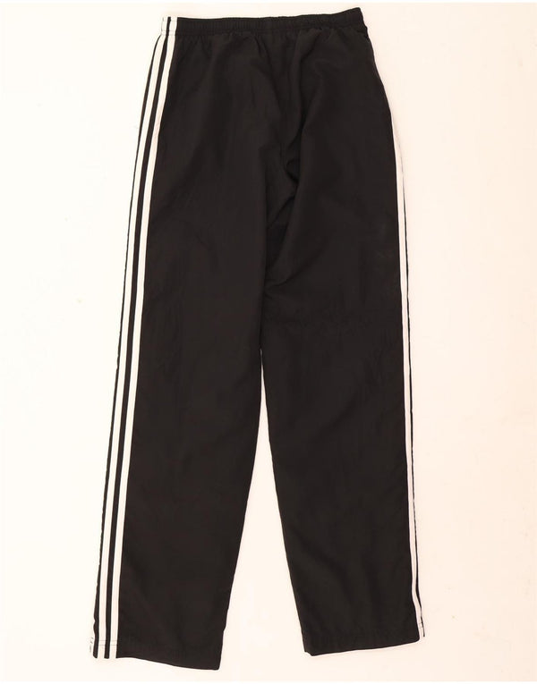 Calças de treino masculinas Adidas UK 10 poliéster preto pequeno