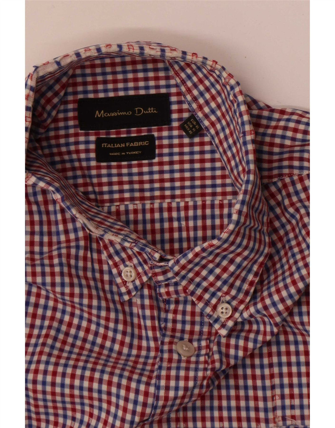 Camisa masculina Massimo Dutti XL multicolorida guingão