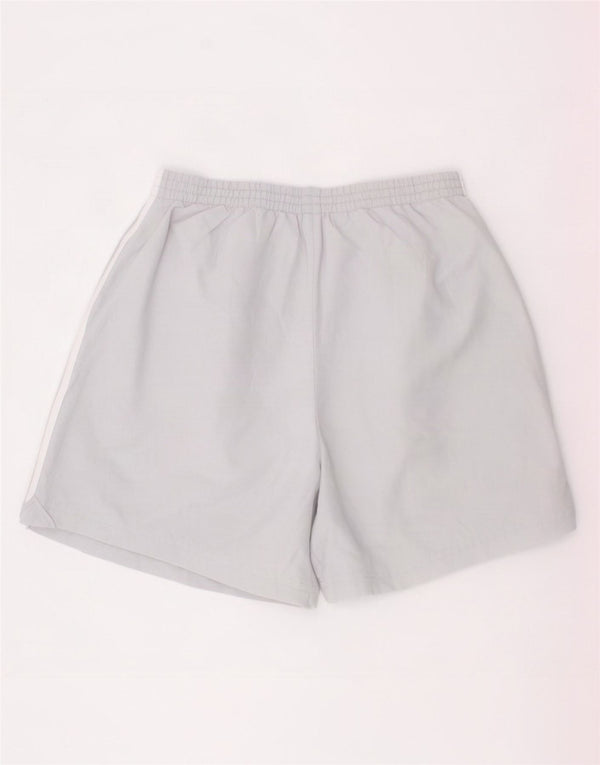 Shorts esportivos femininos Adidas 11-12 anos cinza poliéster