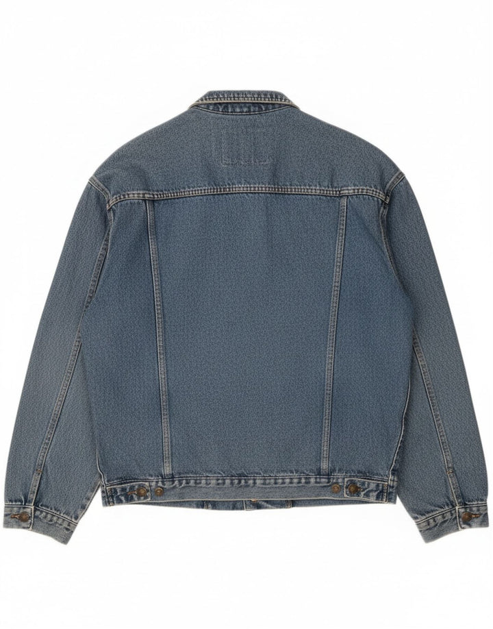 Jaqueta jeans masculina Casucci UK 42 XL azul