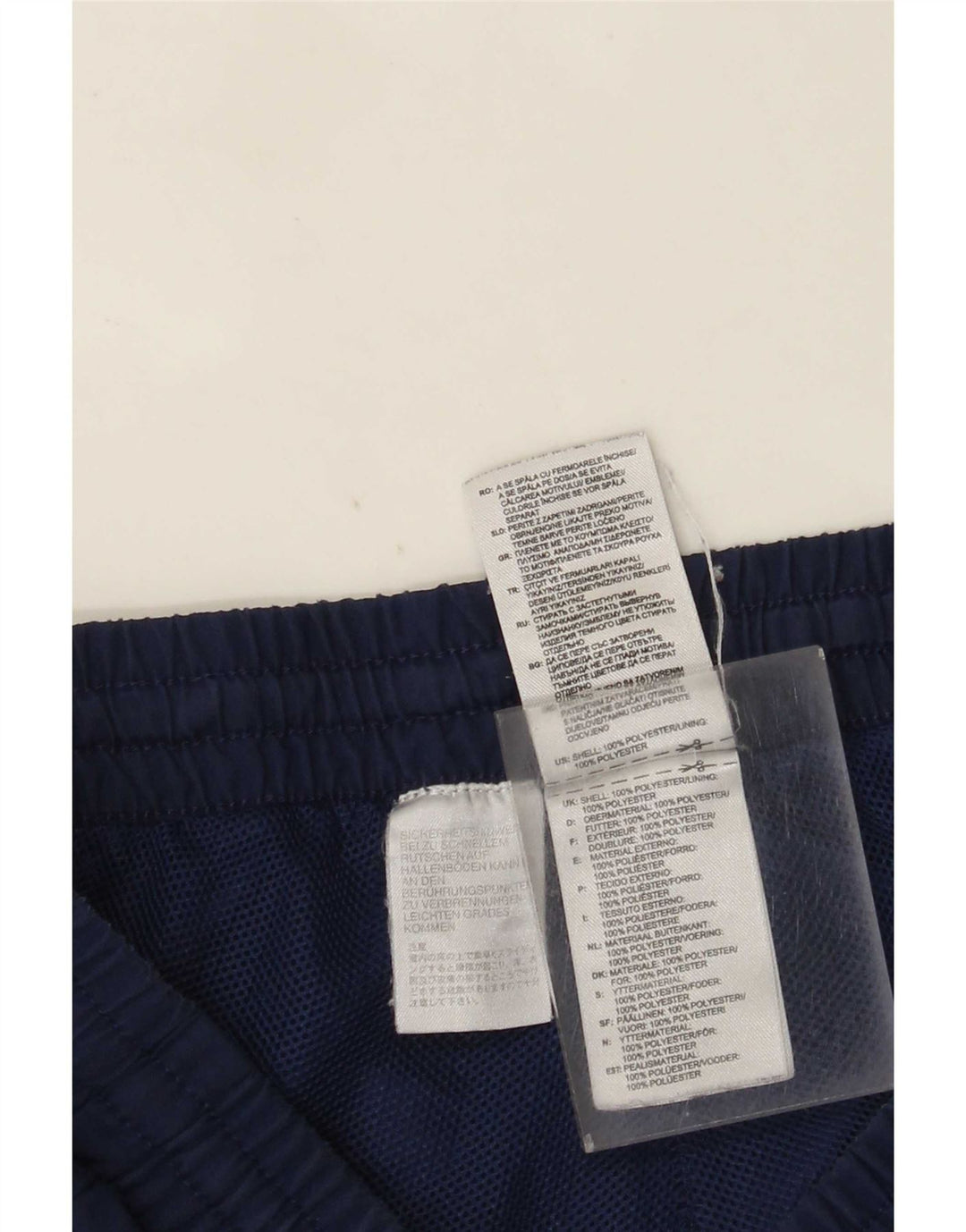 Adidas Mens Treino Calças Joggers Pequeno Poliéster Azul Marinho