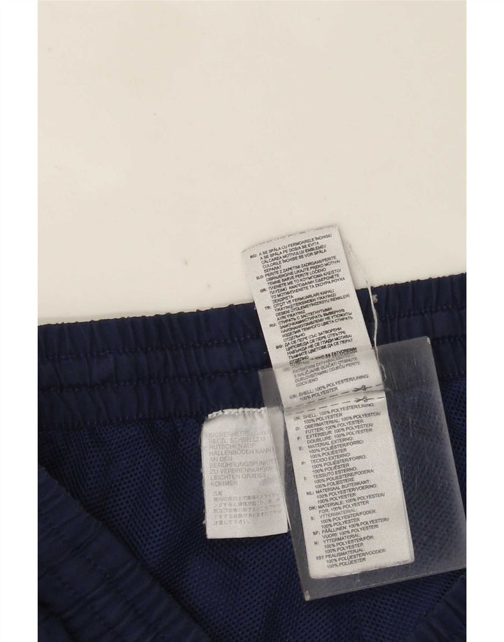 Adidas Mens Treino Calças Joggers Pequeno Poliéster Azul Marinho