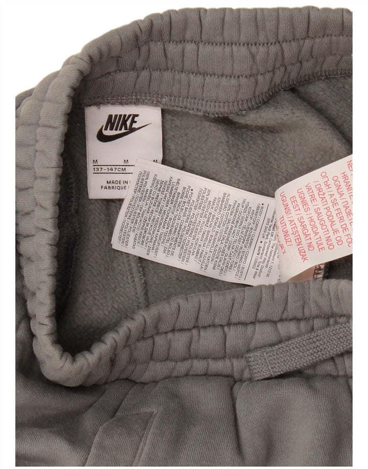 Shorts esportivos masculinos NIKE 10-11 anos cinza médio algodão