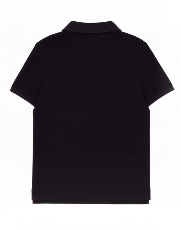 Camisa polo masculina Calvin Klein de algodão azul marinho médio