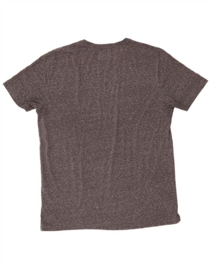 Camiseta gráfica masculina Marlboro Classics Top XL poliéster manchado cinza