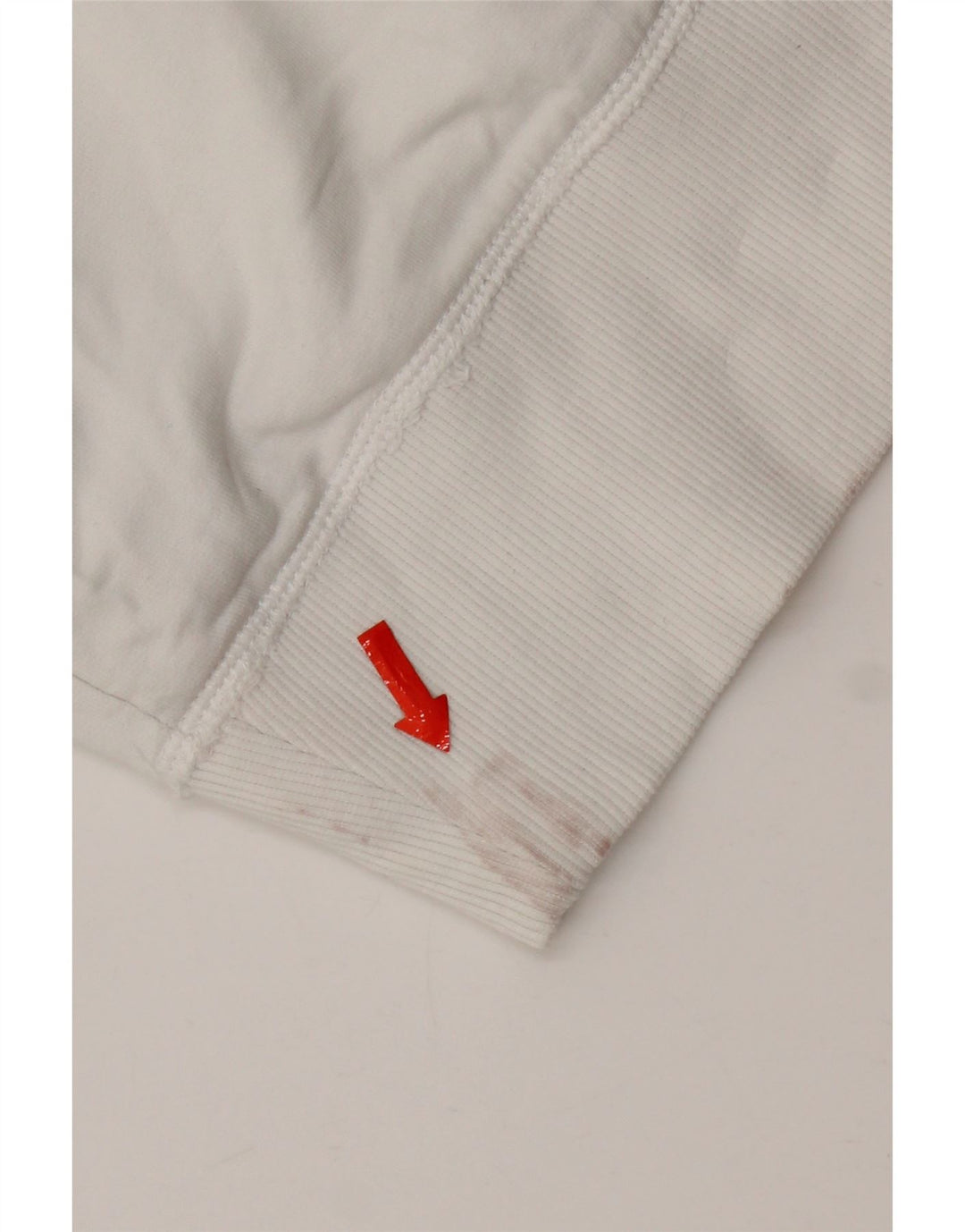 Mini saia feminina Benetton UK 12 médio branco