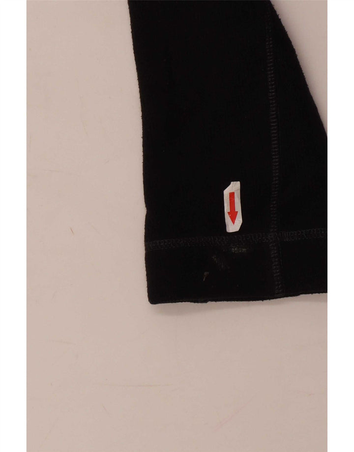 Columbia Suéter masculino com zíper e gola alta em poliéster preto grande