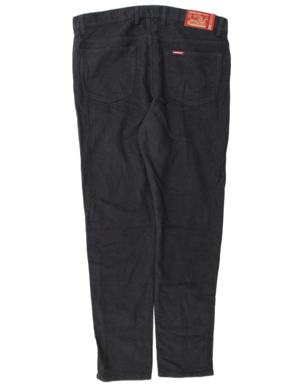 Carrera Mens Slim Fit Calça Casual W38 L33 Azul Marinho Algodão