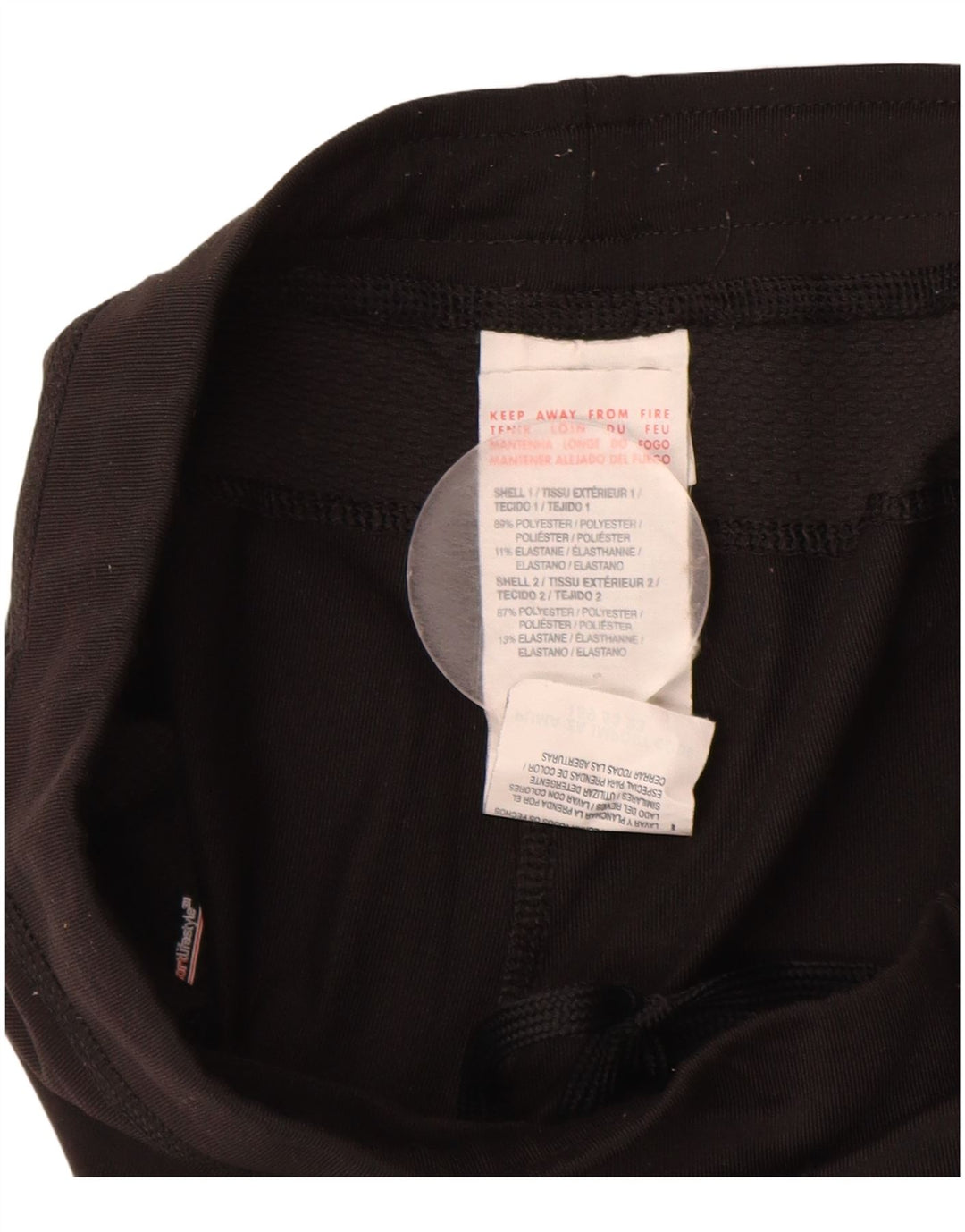 Puma Womens Capri Leggings UK 8 Pequeno Poliéster Preto