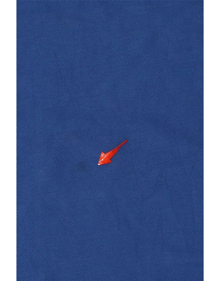 Camisa polo masculina CHAPS grande algodão azul