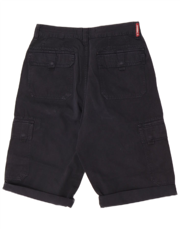 Carrera Mens Cargo Shorts W33 Grande Algodão Azul Marinho