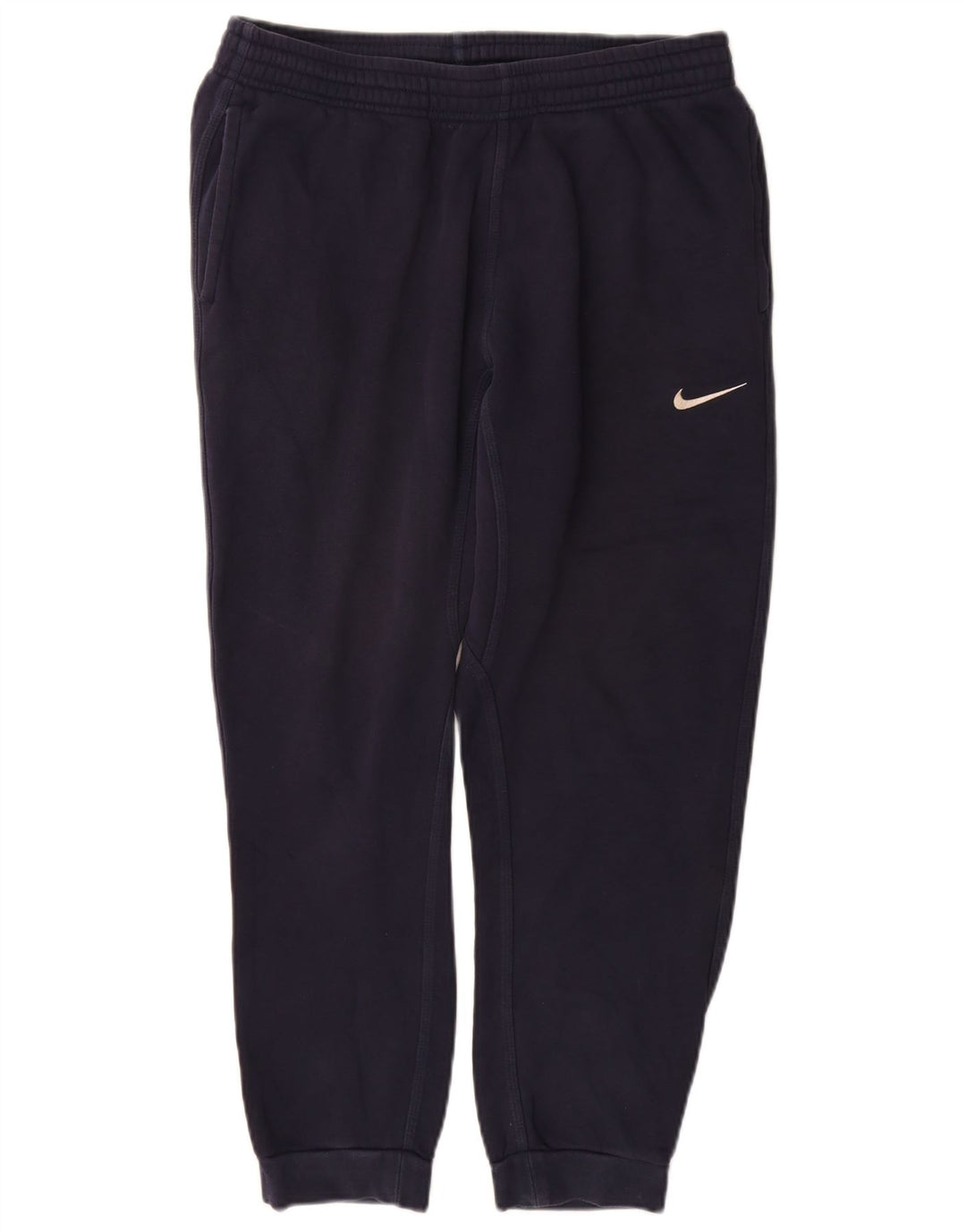 Calça de treino masculina Nike joggers médio azul marinho algodão