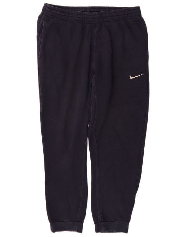 Calça de treino masculina Nike joggers médio azul marinho algodão