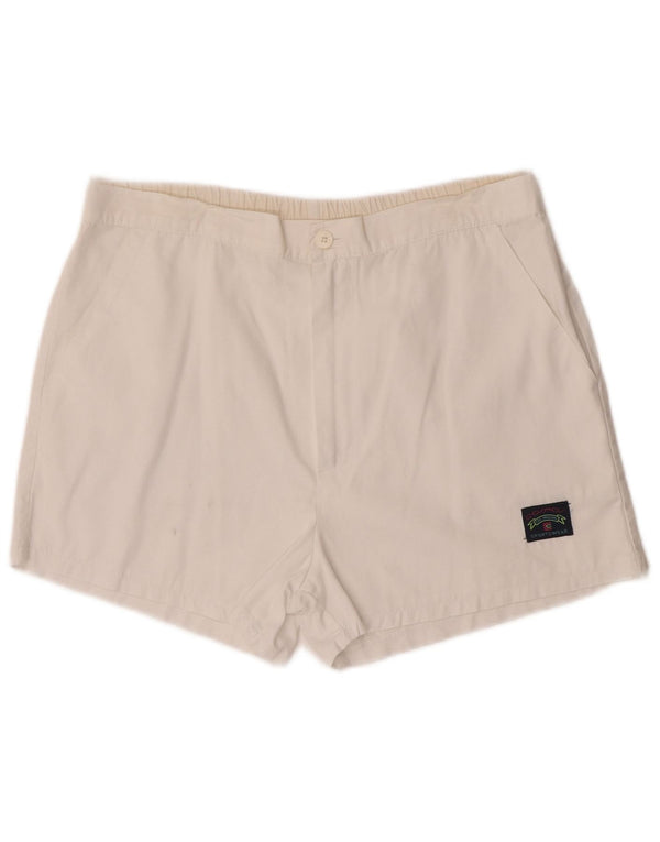 Cosmos Mens Chino Shorts W32 Médio Branco