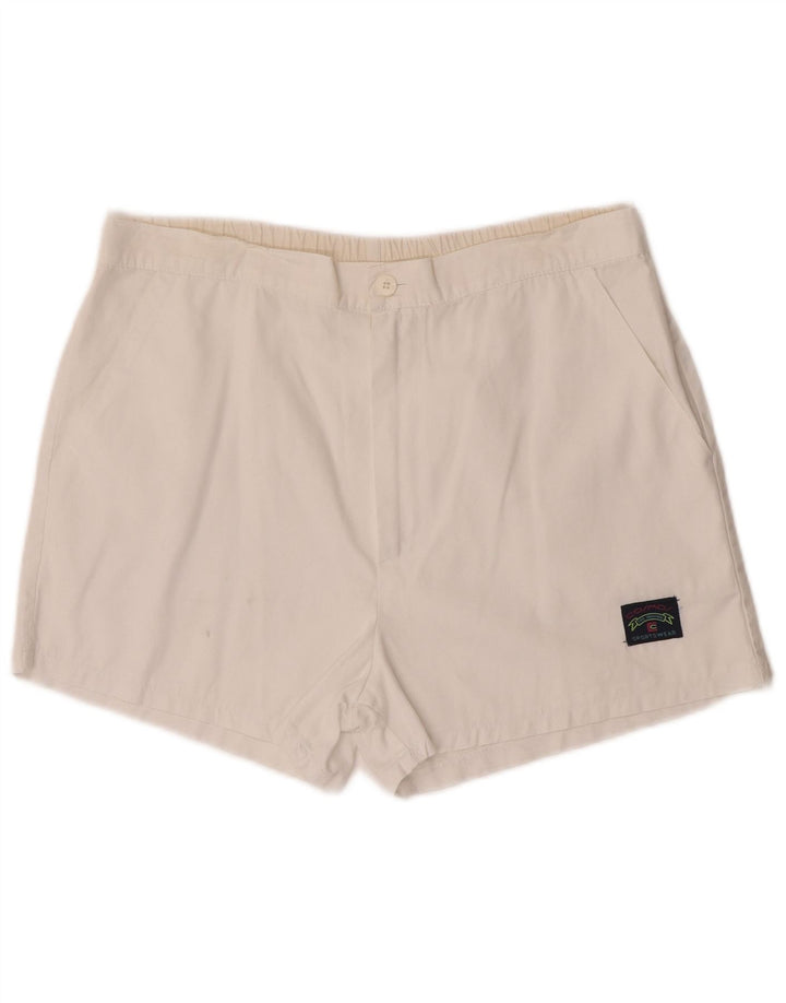 Cosmos Mens Chino Shorts W32 Médio Branco