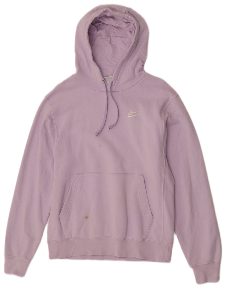 Nike Mens Hoodie Jumper Pequeno Algodão Roxo