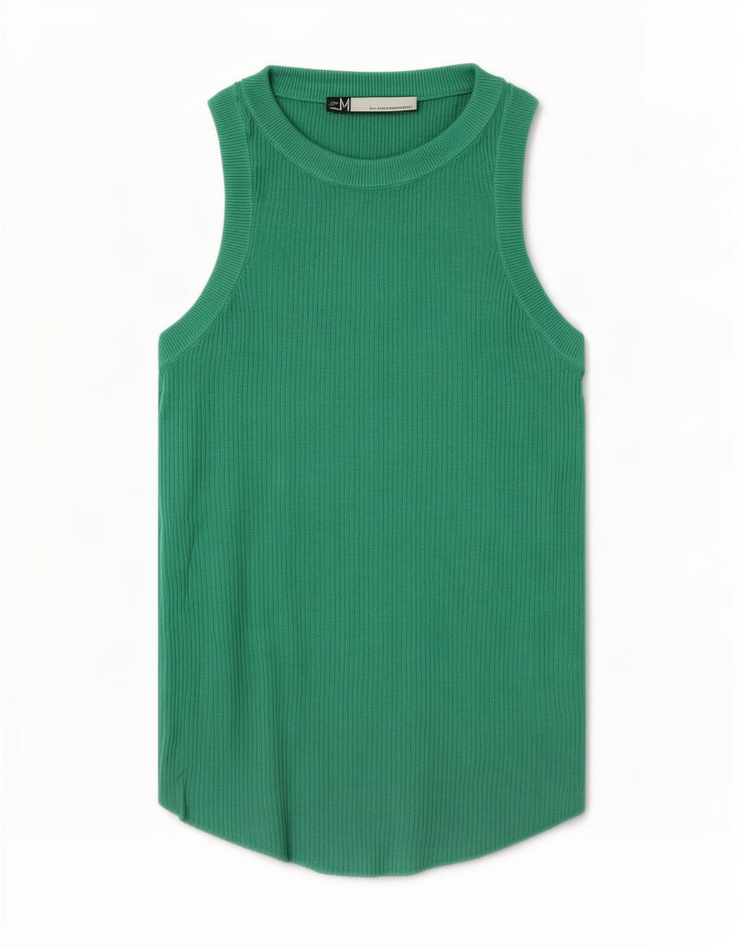 Colete feminino Zara UK 12 viscose verde médio