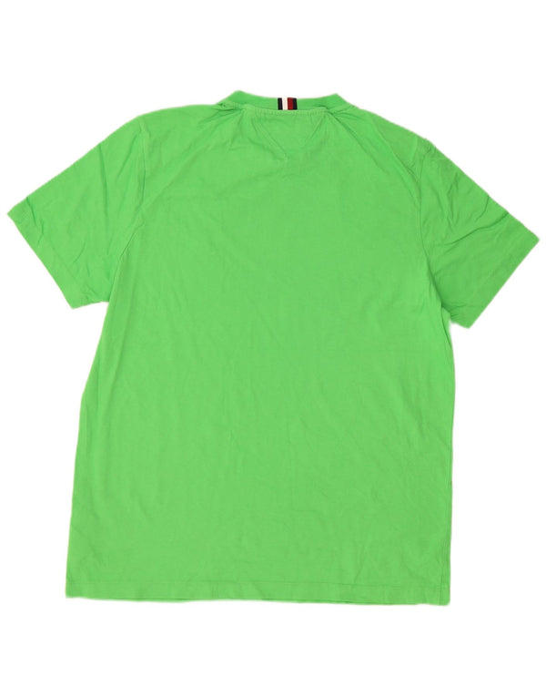 Camiseta masculina Tommy Hilfiger Top XL algodão verde