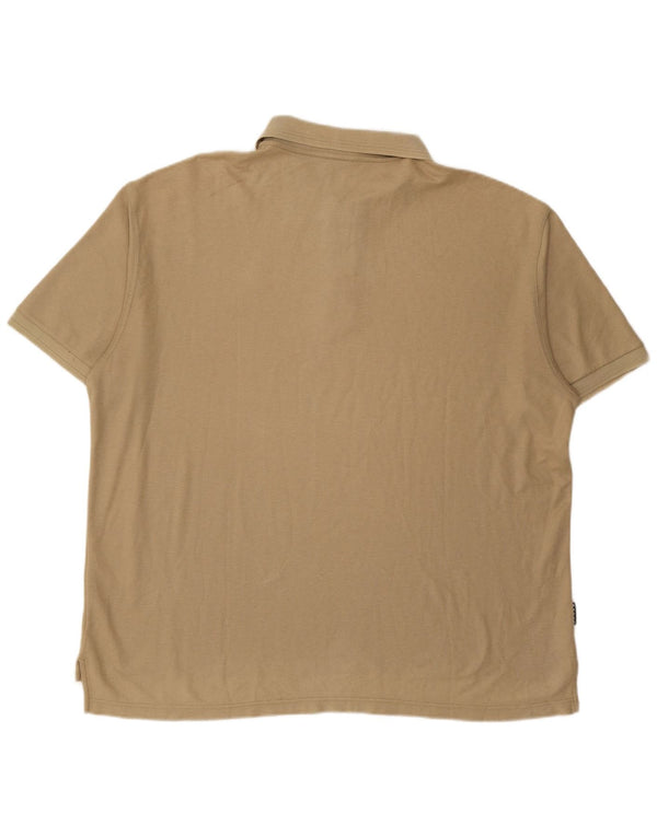 Camisa polo masculina NIKE UK 45/47 XL algodão bege