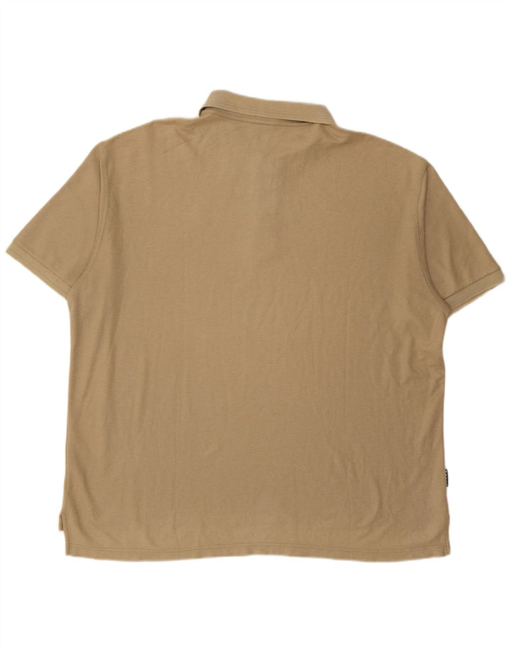 Camisa polo masculina NIKE UK 45/47 XL algodão bege