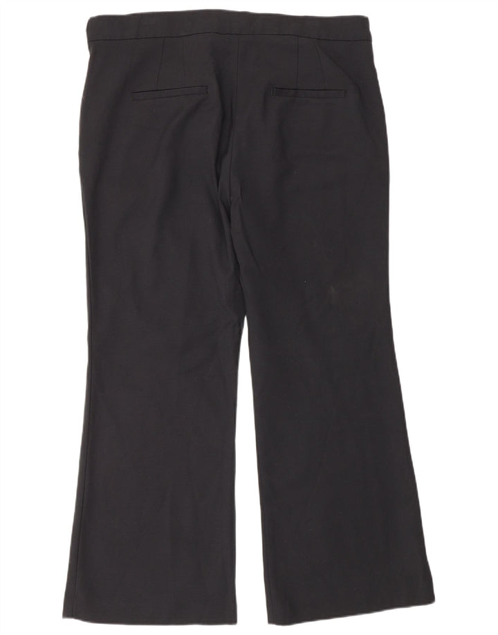 Zara Calça feminina Bootcut Chino IT 42 Grande W32 L26 Preta