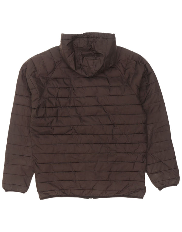 Jaqueta acolchoada com capuz masculina Billabong UK 40 poliéster preto grande
