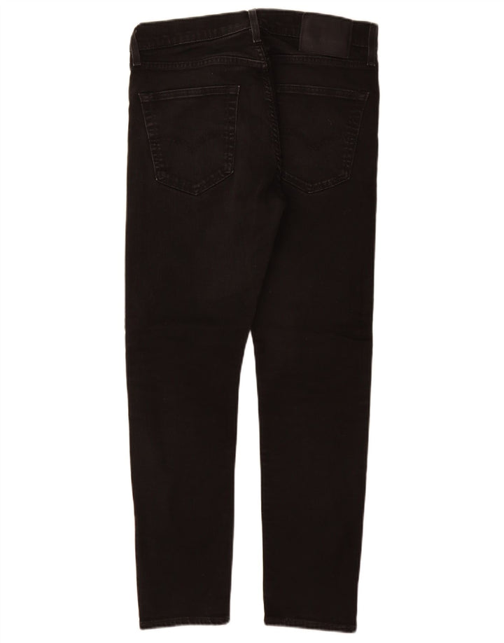 Levi's Mens Slim Jeans W32 L28 Algodão Preto