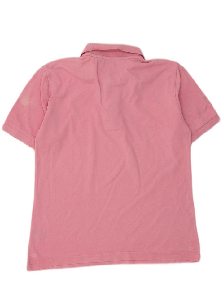 Camisa polo masculina KAPPA pequena rosa algodão