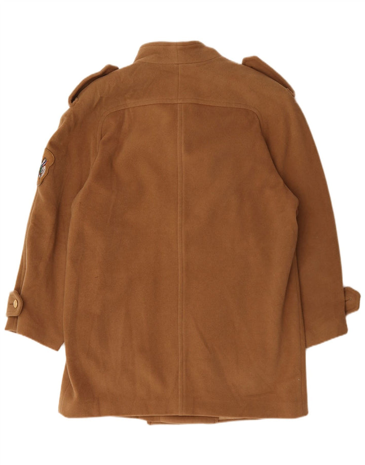 Casaco feminino Roccobarocco militar oversized com peito duplo UK 18 XL bege