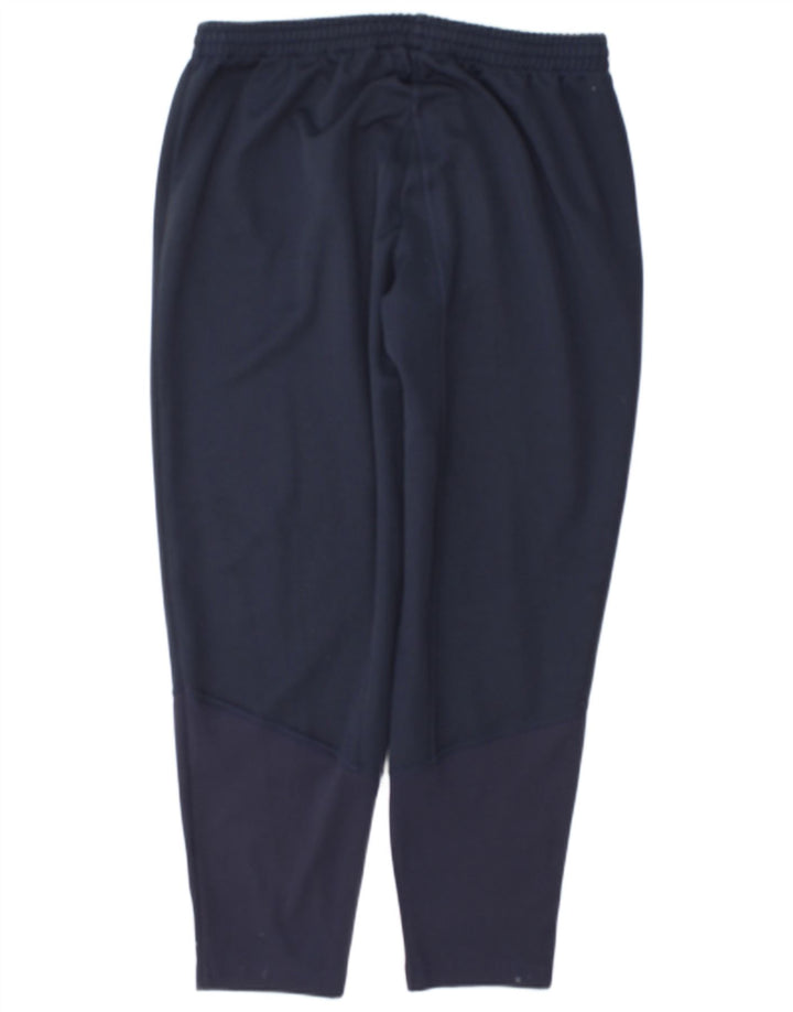 Calça de treino masculina Nike UK 45/47 XL azul marinho poliéster
