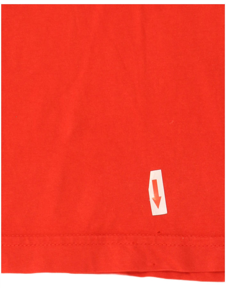 Puma Camiseta Masculina Graphic Top Médio Vermelho