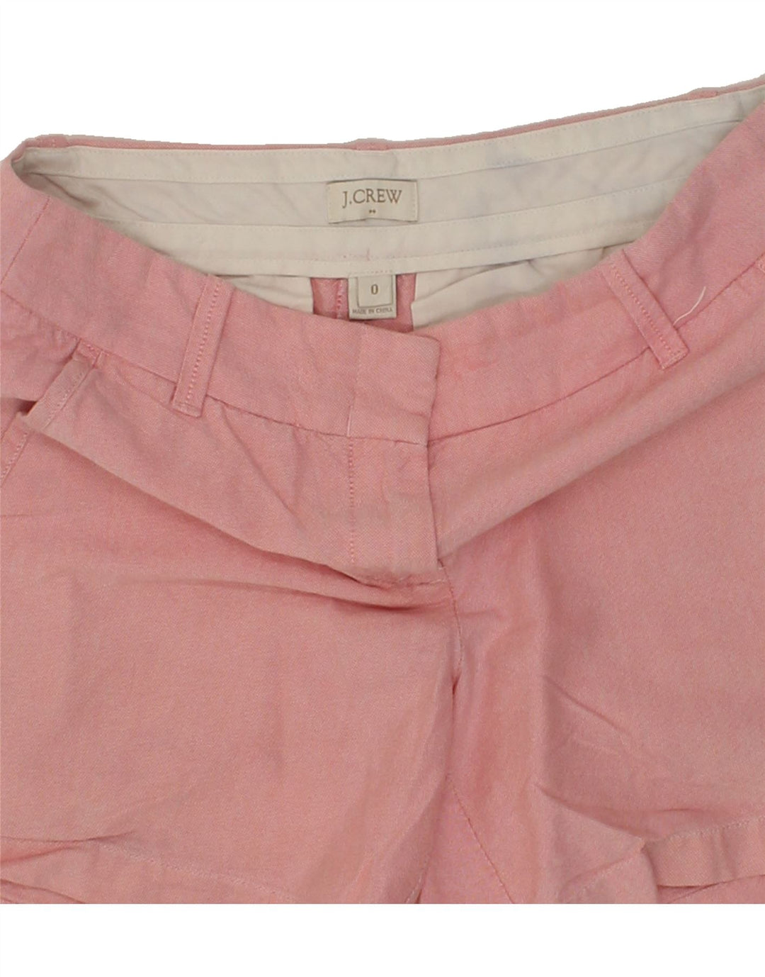 J. CREW Womens Chino Shorts US 0 XS W23 Pink Cotton Vintage J. Crew and Second-Hand J. Crew from Messina Hembry 