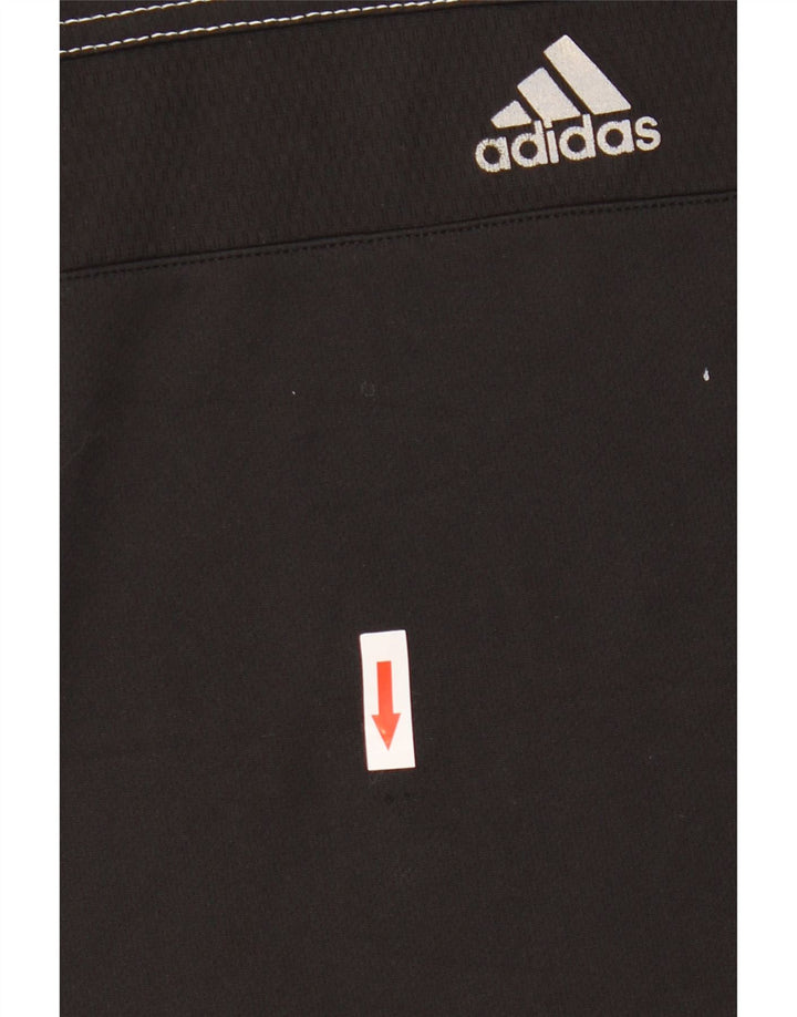 ADIDAS Mens Graphic Vest Top Pequeno Poliéster Preto