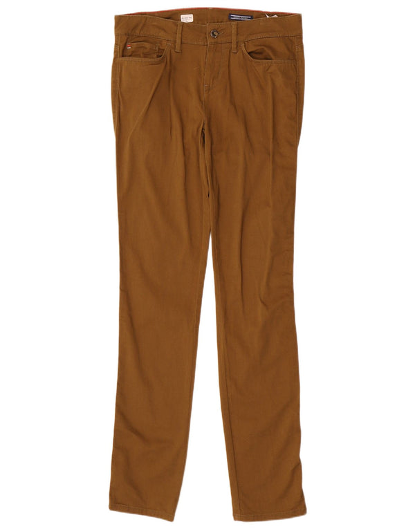 Calça casual feminina Tommy Hilfiger Milan RW Slim Fit W28 L33 cáqui