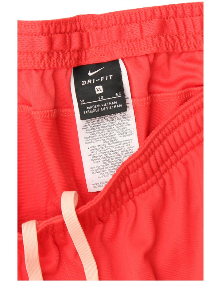 Calça de treino Nike Mens Dri Fit XL rosa poliéster