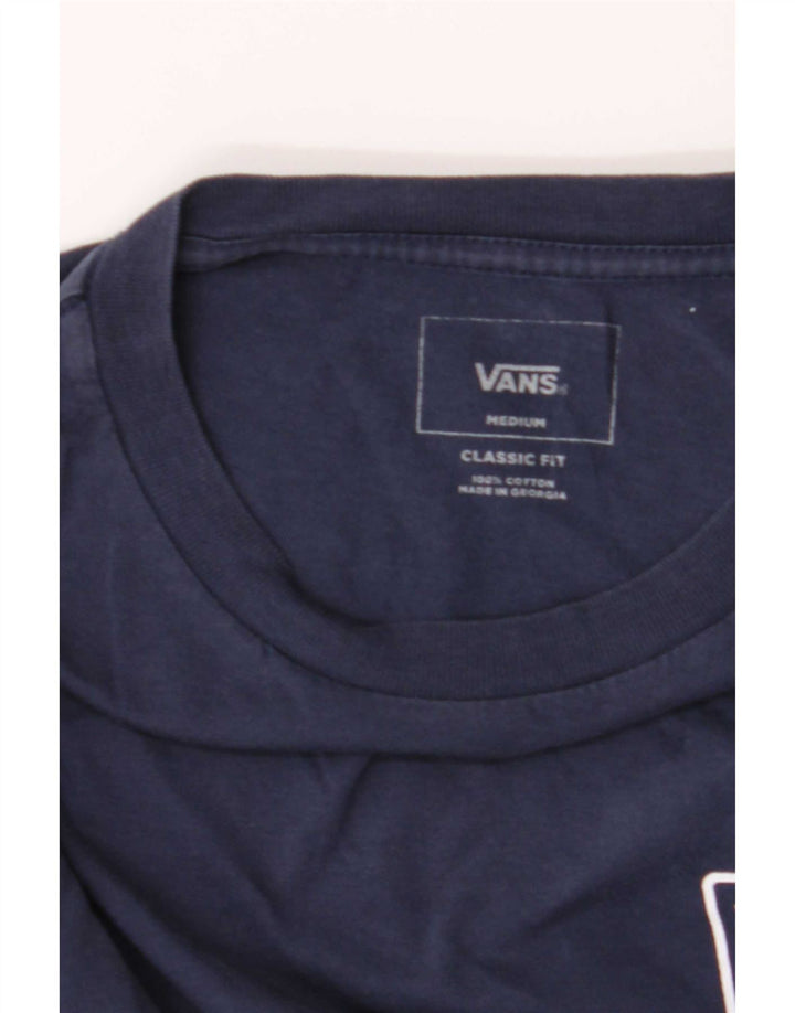 Vans Masculino Graphic Top Manga Longa Médio Azul Marinho