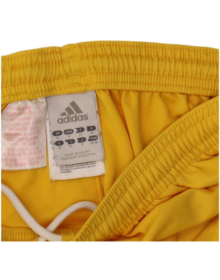 Adidas Mens Climalite Sport Shorts Médio Poliéster Amarelo