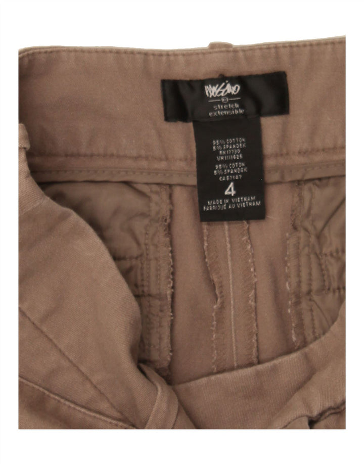 MOSSIMO Womens Slim Casual Trousers US 4 Small W30 L26 Beige Cotton Vintage Mossimo and Second-Hand Mossimo from Messina Hembry 