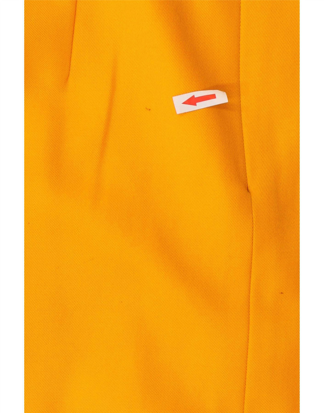 Saia feminina vintage linha A W30 lã laranja média