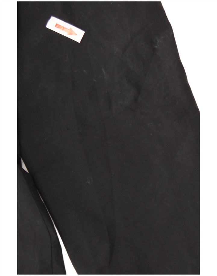 Adidas Womens Tracksuit Top Jacket UK 12 Médio Preto Poliéster