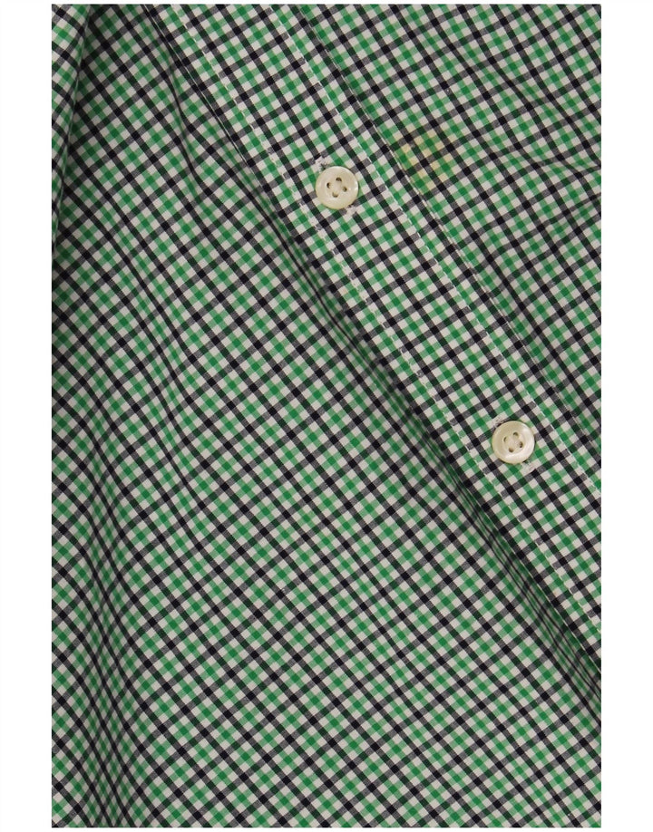 Camisa masculina Slim Fit da Gap XL algodão xadrez verde