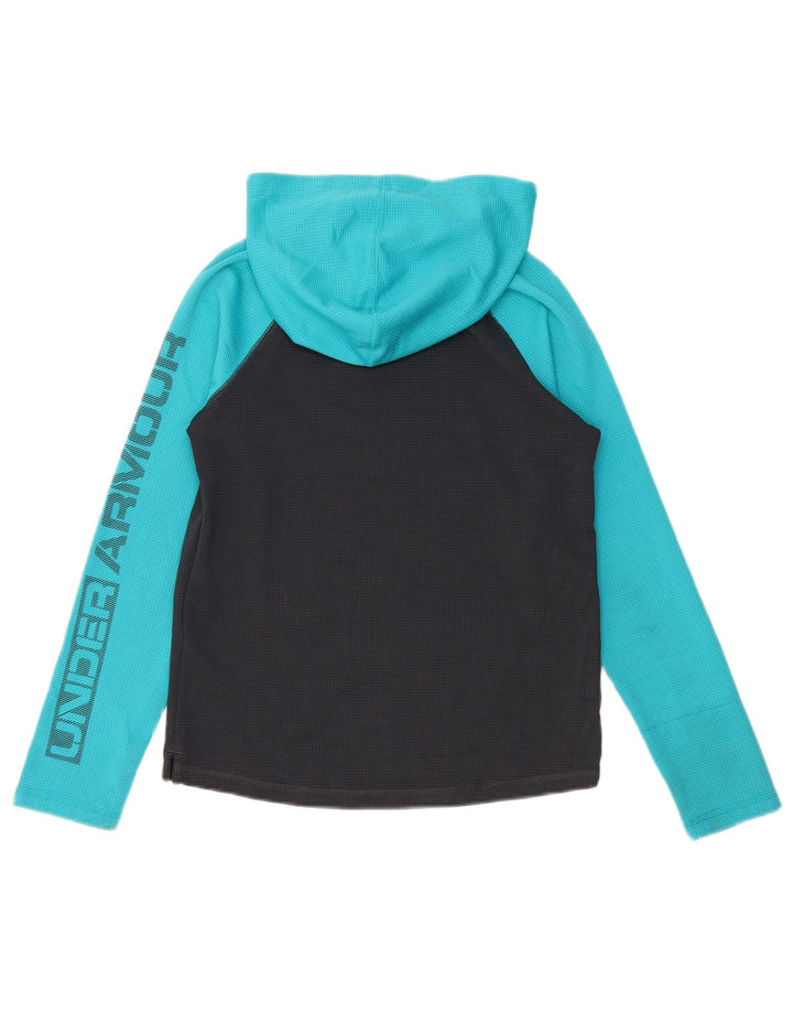 UNDER ARMOUR Boys Graphic Top manga comprida 9-10 anos médio preto