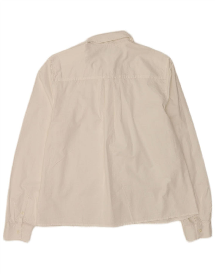 Camisa feminina Tommy Hilfiger EUA 8 médio branco